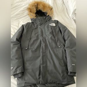 Men’s North Face Black 550 Down Parka Size Large L